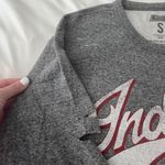 Tailgate Women’s Indiana University Cropped Distressed Crewneck Photo 2