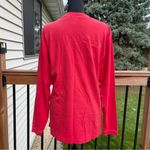 Disney Vtg 90s Mickey Mouse Minnie Embroidered Pocket Long Sleeve Shirt Medium Photo 1