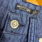 Nasty Gal Collection Quilted Straight Pants Soft Jeans Size US 8 UK 12 EUR 40 Photo 2