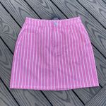 Victor glemaud for target size 2 bubble gum pink mini striped denim skirt Photo 0