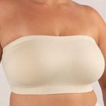 Brand New True Kind Women's Size XL Chai Convertible Strapless Bandeau Bra Brown Photo 0