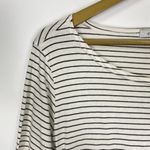 Cut Loose Black and White Striped Top Size L Photo 2