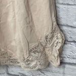 Vintage Shadowline Half Slip Camisole Set Pillow Tab Beige Size 32/S Lace Photo 4