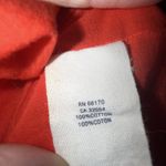 Anthropologie Maeve Red Crochet Tiered Tank Top Boho Y2K Pearl Button Dress Med Photo 7