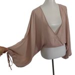 Topshop  10 Pink Blouse Long Sleeve Y2K Workwear Officewear Feminine Chic Photo 2