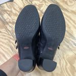 Clarks  ARTISAN Active Air Black Leather Prairie Chunky Heels Size 9.5M Cottage Photo 9