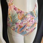 Hurley  Brand New Floral Multicolor Pink Monokini Swimsuit Medium Photo 2