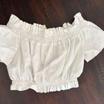 ZARA  Basic Top White Crop Photo 0