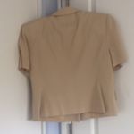 Buttons Tan blazer with tortoise  Photo 5