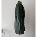 Vintage 80's 90's Pelle NY Milano Green Snake Print 100% Leather Jacket Size M Size M Photo 2