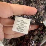 Elle  Grey/Purple Floral Print Midi High-low Skirt Size 8 Photo 6