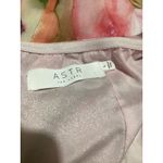 ASTR The Label Floral Print Halter Neck High Low Dress Pink Green Size L Size L Photo 6