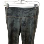 Athleta  Green/Black Tie Dye Print Crop Length Size Small Leggings. Photo 2