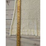 Love by Design  Open Knit Sheer Womens Sweater Cream Size Large Photo 8