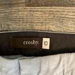 Crosby Women’s Gray Skinny Versatile Flat Front Pants 10 Photo 3