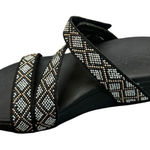 Skechers Women's Arch Fit Retrogrades Diamond Babe Slide Sandals Size 8 Photo 0