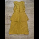 G.V.G.V. Sleeveless Scoop Neck Open Back Yellow‎ Dress Made In Japan 34 Yellow Size undefined Photo 2