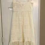 J.Crew  Geometric Lace Midi Dress Ivory Size 0 Photo 6