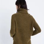 Madewell Cozy Moss Green Turtleneck Sweater Photo 1