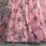 Marchesa Notte Blush Pink Floral Tulle Formal Gown Maxi Dress Women’s Size 18 Photo 7