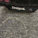 Desigual  Cronosk knit tunic top floral handkerchief hem black XL Photo 7