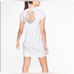 Athleta  White Mini Sporty White Dress With Open Back ( S )‎ Photo 1