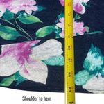 J.Jill  100% Linen Floral Print Tie Hem Top Coastal Lagenlook Feminine S Photo 10