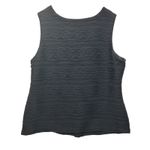 Calvin Klein Women 2X Black Sleeveless Textured Wave Dress Career Classic Layer Photo 1