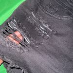 Billabong Black Distressed Jean Shorts size 28 Photo 4