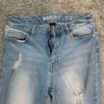 Blue Spice Women's Light Blue Distressed Jeans Photo 4
