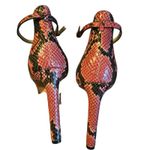 Vince Camuto  VC-Balindia Watermelon Retro Python Heels Size: 7.5 Photo 3