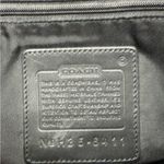 Coach Leather Nylon Messenger Bag Shoulder Strap Crossbody Black Photo 2