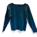 Liz Claiborne 90s Vintage  100% Cotton Beaded Chevron Pattern Neckline Top XL Photo 4