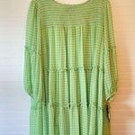 Maison Tara Women's Gingham Green A Photo 0