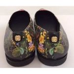 Elliott Lucca Bala Autumn Botanica Floral Pointed Toe Flats Size 6.5 M Green Photo 6