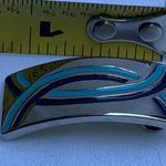 Sterling Silver  Blue and Turquoise Color Pendant, Women's Fine Jewelry Photo 3