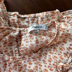 Madewell  Ruffle-Yoke Prairie Top in Cutout Blooms Floral Size XS Photo 7