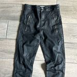 ZARA  woman coated black pants Photo 1
