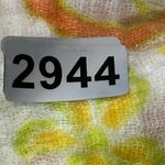 Free People  Size S White Orange Yellow Green Retro Combo Fleur Print Tunic Dress Photo 15