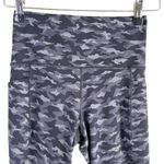 Athleta  Salutation Stash Pocket II Camo Printed 7/8 Tight Leggings Black Grey XS Photo 3