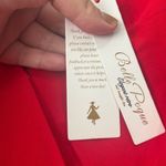 Belle Poque Red Retro Fitted Wrap Blouse Top‎ NWT Large Photo 2