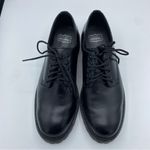 Thursday Renegade Shoes Womens 10 Black Leather Lug Oxford Derby Plain Toe Photo 2