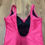 Gottex  Hot Pink Textured Fuax Wrap Scoop Back One Piece Swim Suit Womens Size 8 Photo 4