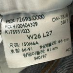 Levi's Premium Big E Ribcage Straight Jeans Haters Gonna Hate Size 26 High Rise Photo 10