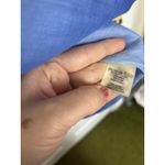 Elie Tahari  Ramie Snap Up Blue White Long Sleeve Size Small Casual Resort Wear Photo 3