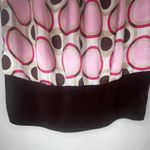 Iz Byer California Brown Pink Circle Vintage Retro Sleeveless Tank Top - Medium Photo 4