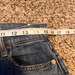 Old Navy  Women Boyfriend Straight Jeans Distressed Ripped Frayed Hem Dark Wash Photo 3