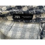 ZARA Womens Blue White Plaid Skort Size Medium Photo 5