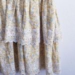 American Eagle  Ruffle Tiered Floral Lace Bohemian Mini Dress Photo 5