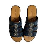 Easy Street  Blue Beaded Slide Sandal Size 7.5 New Photo 45